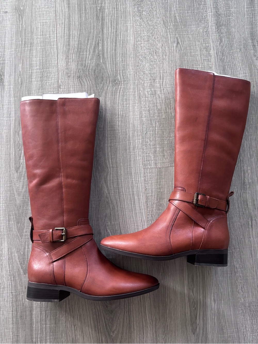 Naturalizer Rena Women’s Leather Riding Boot size 9